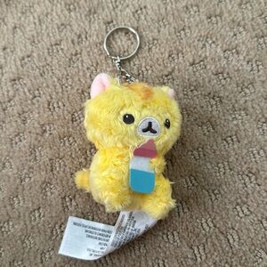 NWOT daiso Sanrio coronyo cat baby plush keychain